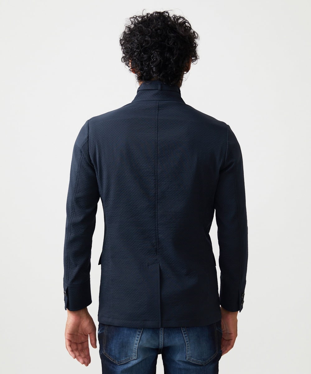 MNDJA65470 MICHEL KLEIN HOMME(ミッシェルクラン オム) コンバーチブルジャケット ブラック