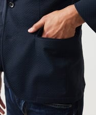 MNDJA65470 MICHEL KLEIN HOMME(ミッシェルクラン オム) コンバーチブルジャケット ブラック
