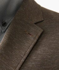 MNDJC07450 MICHEL KLEIN HOMME(ミッシェルクラン オム) カラミメッシュテーラードジャケット　セットアップ ブラウン