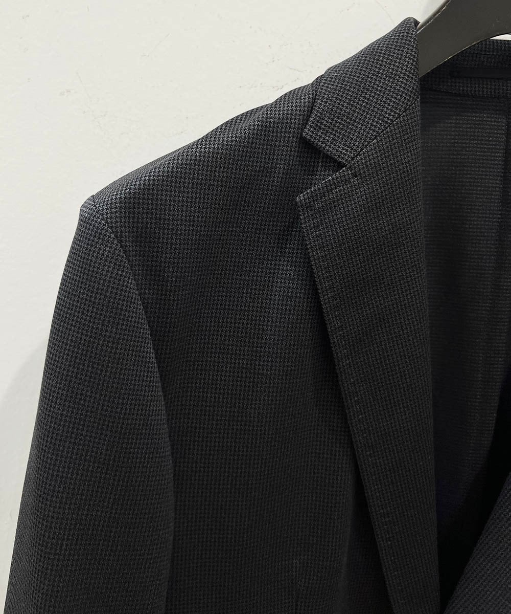MNDJC08450 MICHEL KLEIN HOMME(ミッシェルクラン オム) メッシュストレッチテーラードジャケット ダークグレー