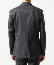 MNDJC08450 MICHEL KLEIN HOMME(ミッシェルクラン オム) 【セットアップ】メッシュストレッチテーラードジャケット ダークグレー