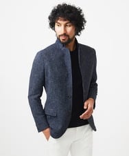 MNDJC62470 MICHEL KLEIN HOMME(ミッシェルクラン オム) カラミメッシュコンバーチブルジャケット ネイビー