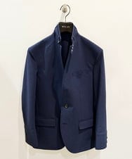 MNDJC63470 MICHEL KLEIN HOMME(ミッシェルクラン オム) メッシュ調コンバーチブルジャケット ネイビー