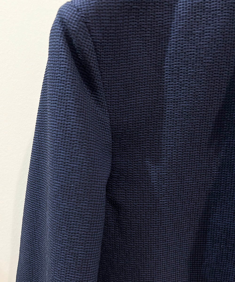 MNDJC63470 MICHEL KLEIN HOMME(ミッシェルクラン オム) メッシュ調コンバーチブルジャケット ネイビー