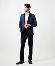MNDJC63470 MICHEL KLEIN HOMME(ミッシェルクラン オム) メッシュ調コンバーチブルジャケット ネイビー