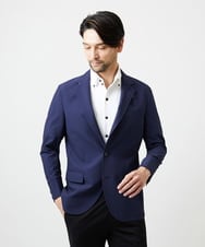 MNDJC63470 MICHEL KLEIN HOMME(ミッシェルクラン オム) メッシュ調コンバーチブルジャケット ネイビー