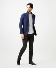 MNDJC63470 MICHEL KLEIN HOMME(ミッシェルクラン オム) メッシュ調コンバーチブルジャケット ネイビー