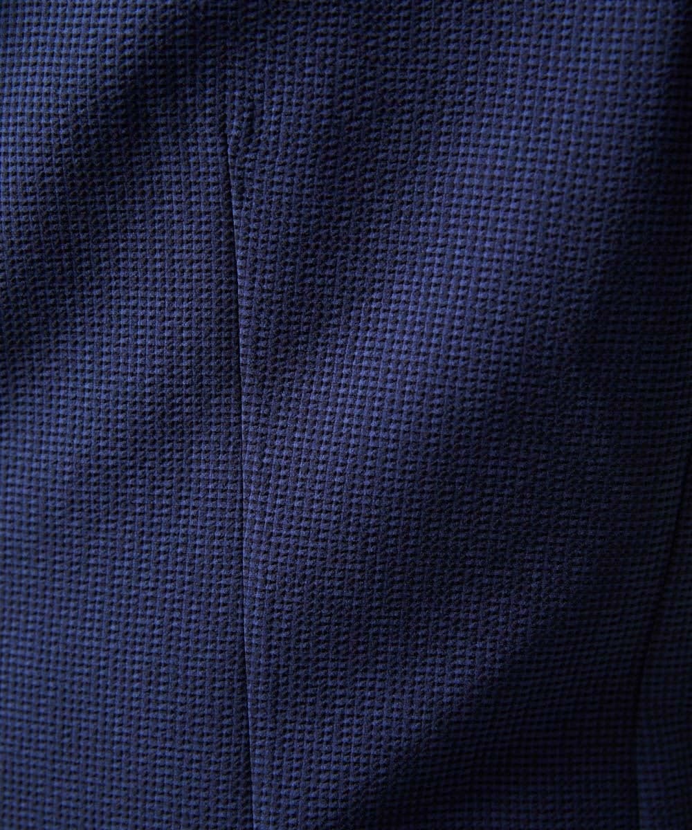 MNDJC63470 MICHEL KLEIN HOMME(ミッシェルクラン オム) メッシュ調コンバーチブルジャケット ネイビー