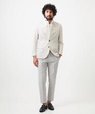 MNDJC63470 MICHEL KLEIN HOMME(ミッシェルクラン オム) メッシュ調コンバーチブルジャケット オフホワイト