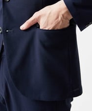 MNDJF01430 MICHEL KLEIN HOMME(ミッシェルクラン オム) 【セットアップ】トリコットメッシュテーラードジャケット ネイビー