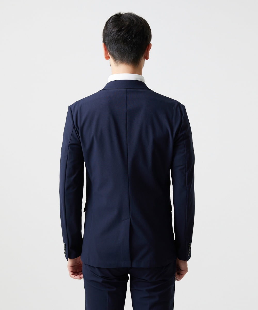MNDJF01430 MICHEL KLEIN HOMME(ミッシェルクラン オム) 【セットアップ】トリコットメッシュテーラードジャケット ネイビー