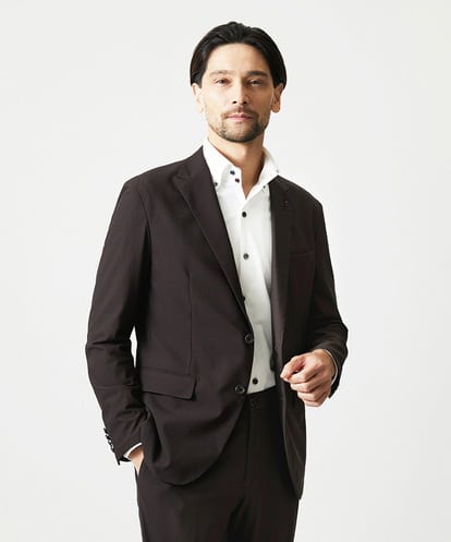 MNDJF01430 MICHEL KLEIN HOMME 【セットアップ】トリコットメッシュテーラードジャケット