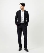 MNDJF01430 MICHEL KLEIN HOMME(ミッシェルクラン オム) 【セットアップ】トリコットメッシュテーラードジャケット ブラック