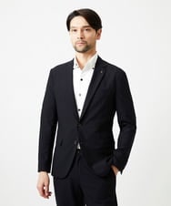MNDJF01430 MICHEL KLEIN HOMME(ミッシェルクラン オム) 【セットアップ】トリコットメッシュテーラードジャケット ブラック