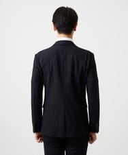 MNDJF01430 MICHEL KLEIN HOMME(ミッシェルクラン オム) 【セットアップ】トリコットメッシュテーラードジャケット ブラック