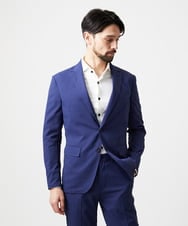 MNDJF09400 MICHEL KLEIN HOMME(ミッシェルクラン オム) 【セットアップ】サッカーテーラードジャケット ブルー