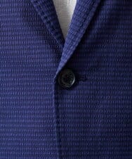 MNDJF09400 MICHEL KLEIN HOMME(ミッシェルクラン オム) 【セットアップ】サッカーテーラードジャケット ブルー