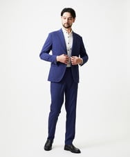 MNDJF09400 MICHEL KLEIN HOMME(ミッシェルクラン オム) 【セットアップ】サッカーテーラードジャケット ブルー