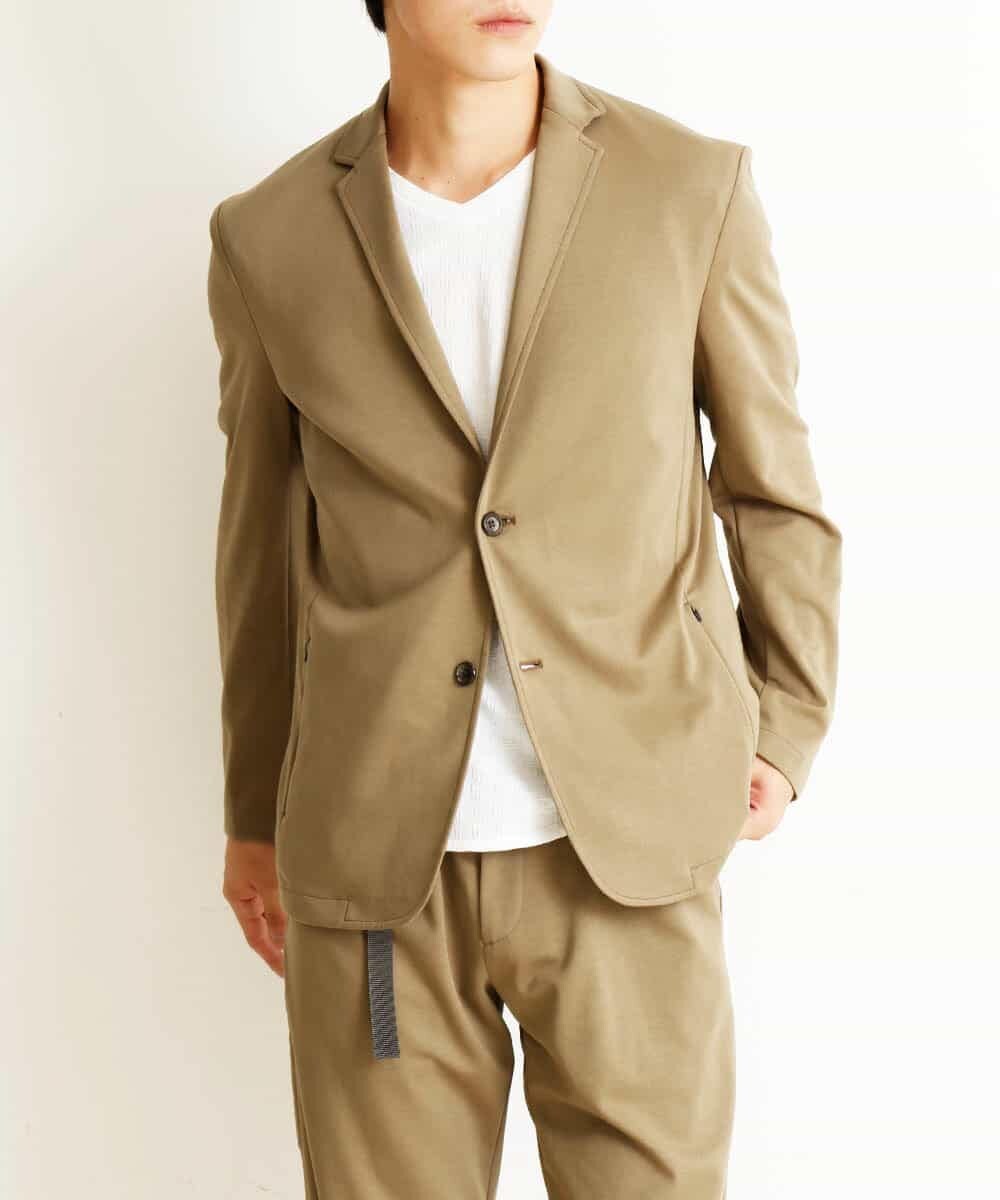 全ての Michel Klein Homme ジャケット エアーリングニット ミッシェルクランオム コート ジャケット コート ジャケットその他 ブルー ブラウン 送料無料 即納 全国送料無料 Www Thetallcyclist Com