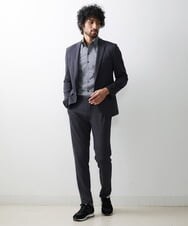 MNDJS15390 MICHEL KLEIN HOMME(ミッシェルクラン オム) 【2023年秋モデル】BODY MAKEメッシュストレッチジャケット ダークグレー(93)