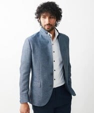 MNDJV62450 MICHEL KLEIN HOMME(ミッシェルクラン オム) メッシュコンバーチブルジャケット ブルー
