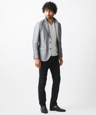 MNDJV62450 MICHEL KLEIN HOMME(ミッシェルクラン オム) メッシュコンバーチブルジャケット グレー