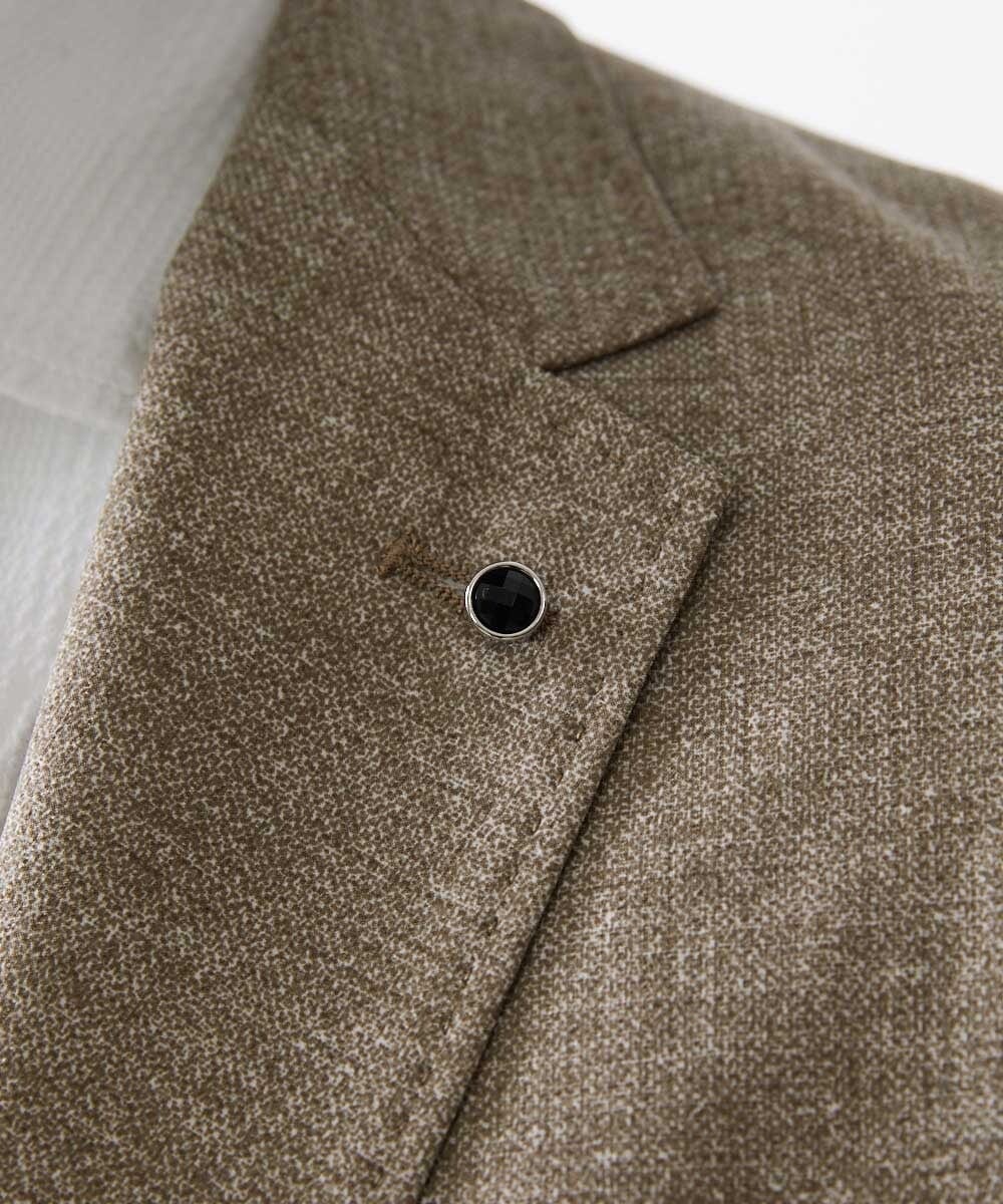 MNDJX10400 MICHEL KLEIN HOMME(ミッシェルクラン オム) メッシュプリントテーラードジャケット ベージュ