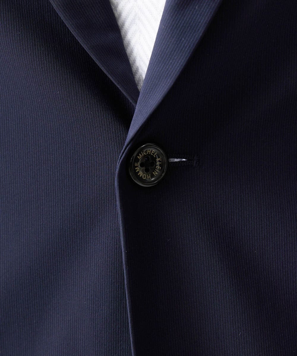 MNDJX31400 MICHEL KLEIN HOMME(ミッシェルクラン オム) ストレッチテーラードジャケット セットアップ ネイビー