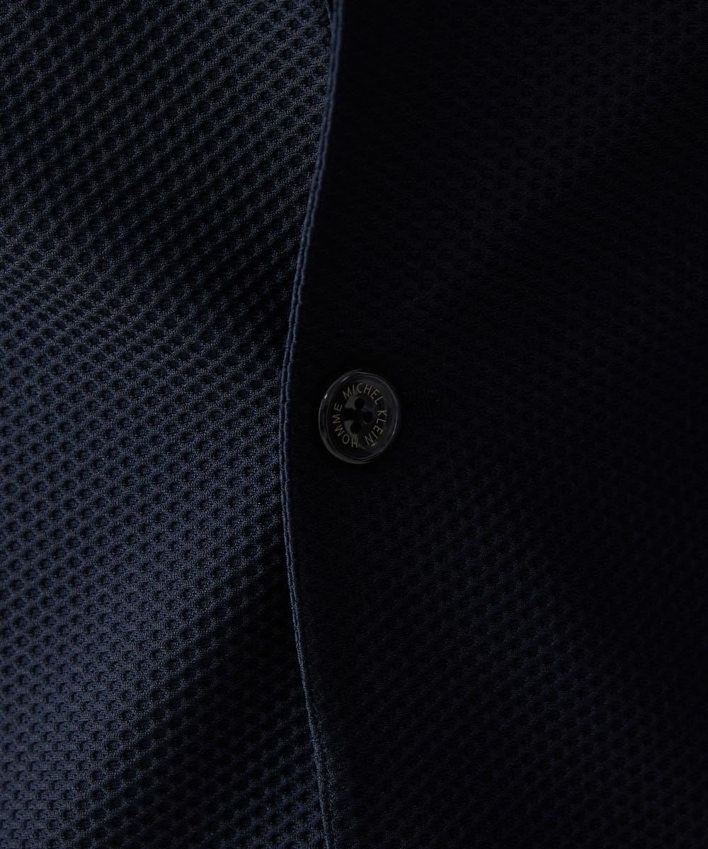 MNDJX56430 MICHEL KLEIN HOMME(ミッシェルクラン オム) ストレッチコンバーチブルジャケット ネイビー