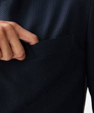 MNDJX56430 MICHEL KLEIN HOMME(ミッシェルクラン オム) ストレッチコンバーチブルジャケット ネイビー