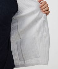 MNDJX65330 MICHEL KLEIN HOMME(ミッシェルクラン オム) プリーツカットジャケット ライトグレー