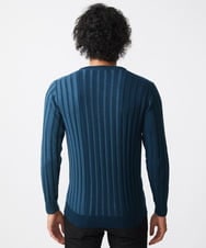 MNFAC01170 MICHEL KLEIN HOMME(ミッシェルクラン オム) グラデーションVネックニット カーキ