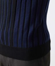 MNFAC02180 MICHEL KLEIN HOMME(ミッシェルクラン オム) グラデーションモックネックニット ネイビー