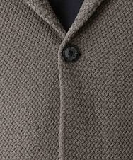 MNFAC53270 MICHEL KLEIN HOMME(ミッシェルクラン オム) ハイゲージニットテーラードジャケット セットアップ ブラウン
