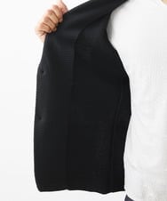 MNFAC53270 MICHEL KLEIN HOMME(ミッシェルクラン オム) ハイゲージニットテーラードジャケット セットアップ ブラック