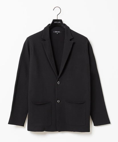 MNFAC53270 MICHEL KLEIN HOMME ハイゲージニットテーラードジャケット セットアップ