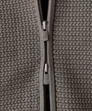 MNFAC64230 MICHEL KLEIN HOMME(ミッシェルクラン オム) ニットZIPパーカー セットアップ ブラウン