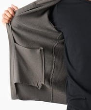MNFAC64230 MICHEL KLEIN HOMME(ミッシェルクラン オム) ニットZIPパーカー セットアップ ブラウン