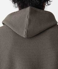 MNFAC64230 MICHEL KLEIN HOMME(ミッシェルクラン オム) ニットZIPパーカー セットアップ ブラウン
