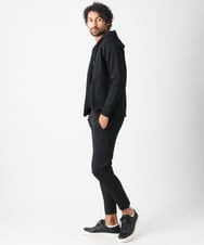 MNFAC64230 MICHEL KLEIN HOMME(ミッシェルクラン オム) ニットZIPパーカー セットアップ ブラック