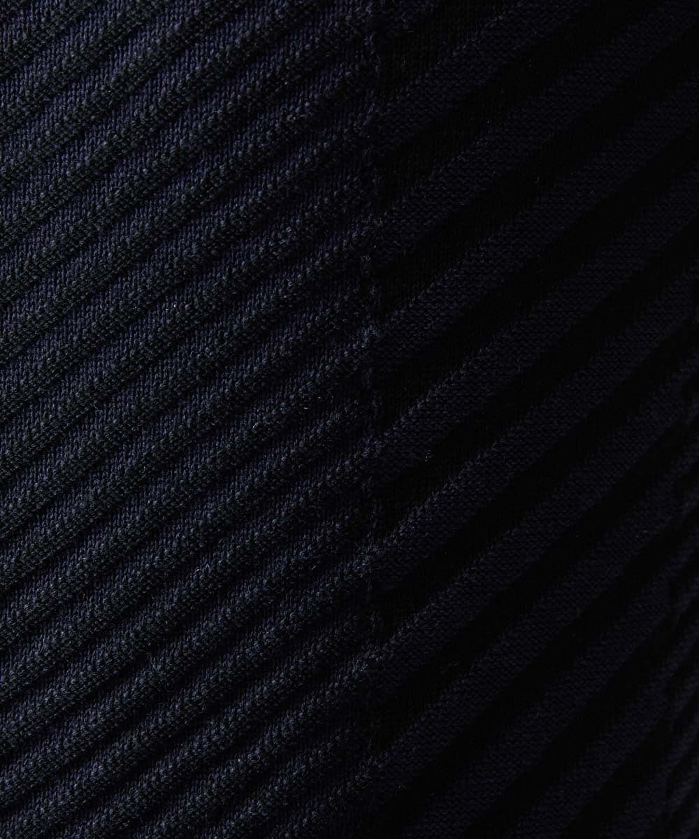 MNFAF01180 MICHEL KLEIN HOMME(ミッシェルクラン オム) グラデーションモックネックニット ネイビー