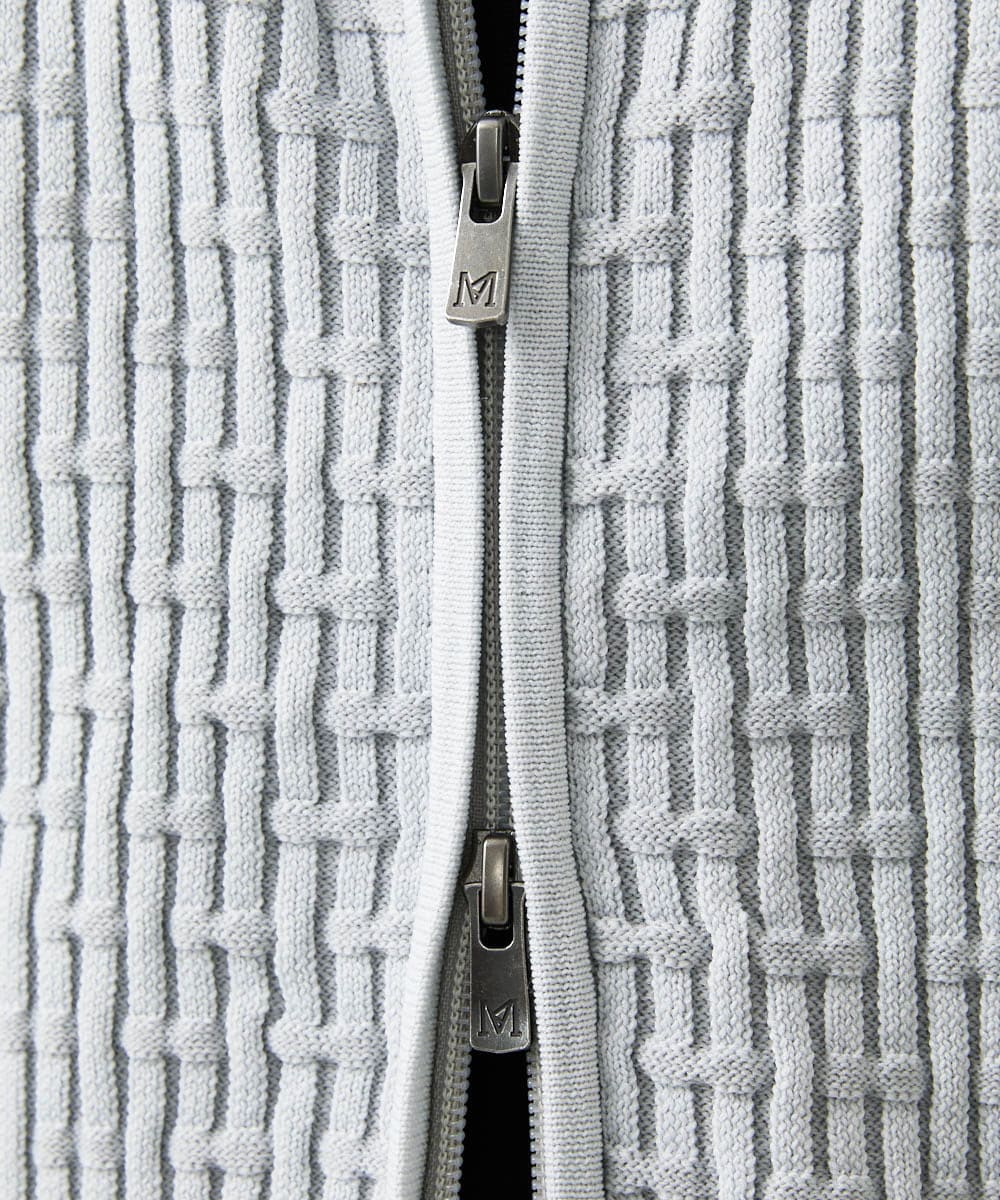 MNFAF55210 MICHEL KLEIN HOMME(ミッシェルクラン オム) 【セットアップ】ニットベスト ライトグレー