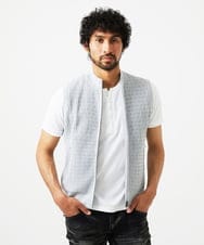 MNFAF55210 MICHEL KLEIN HOMME(ミッシェルクラン オム) 【セットアップ】ニットベスト ライトグレー