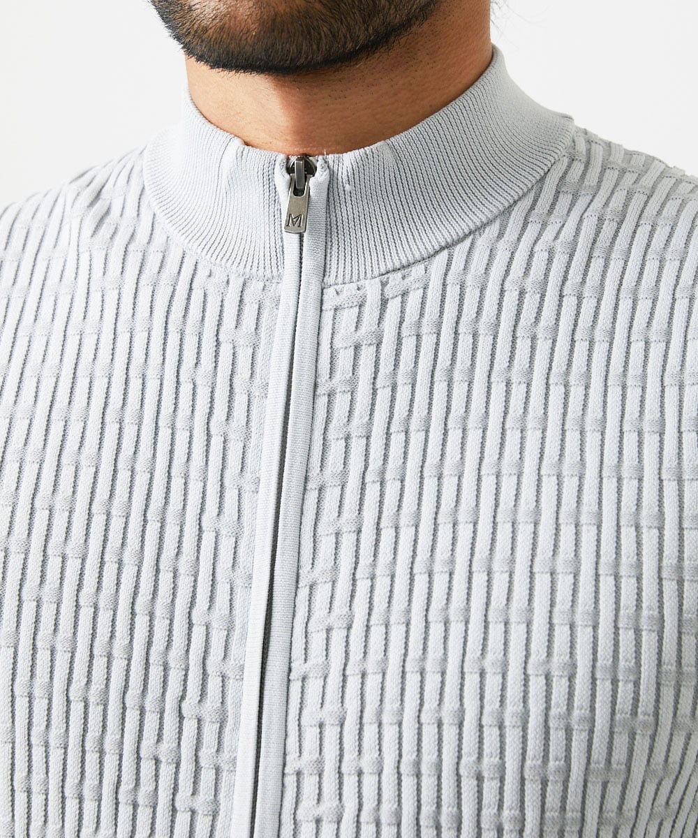 MNFAF55210 MICHEL KLEIN HOMME(ミッシェルクラン オム) 【セットアップ】ニットベスト ライトグレー