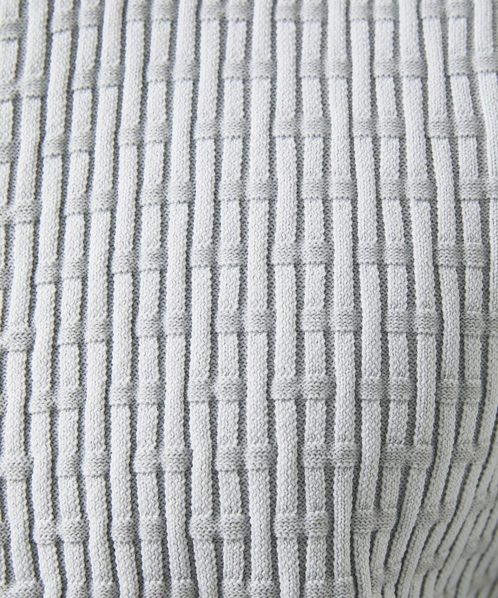MNFAF55210 MICHEL KLEIN HOMME(ミッシェルクラン オム) 【セットアップ】ニットベスト ライトグレー
