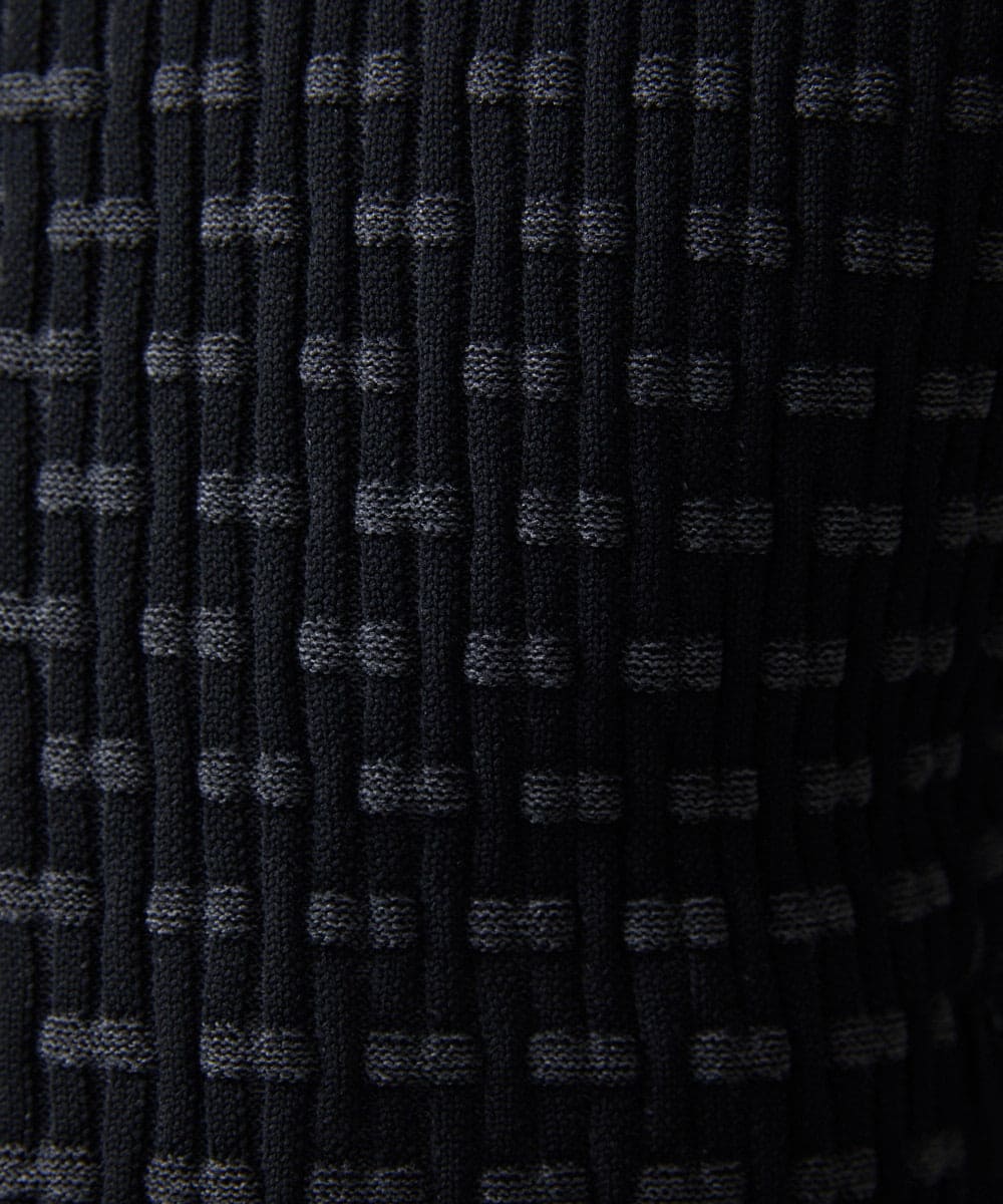 MNFAF55210 MICHEL KLEIN HOMME(ミッシェルクラン オム) 【セットアップ】ニットベスト ブラック