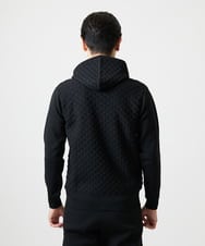 MNFAI50270 MICHEL KLEIN HOMME(ミッシェルクラン オム) ニットジップアップパーカー ブラック