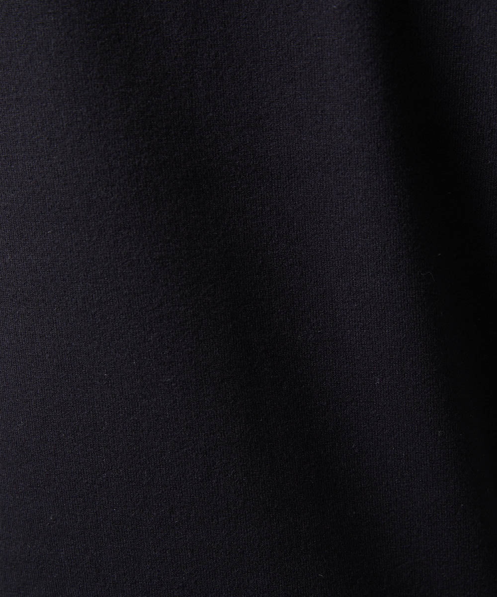 MNFAI53210 MICHEL KLEIN HOMME(ミッシェルクラン オム) 天竺編タートルネックニット ブラック