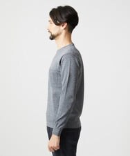 MNFAI54210 MICHEL KLEIN HOMME(ミッシェルクラン オム) 胸ポケット付きクルーネックニット グレー