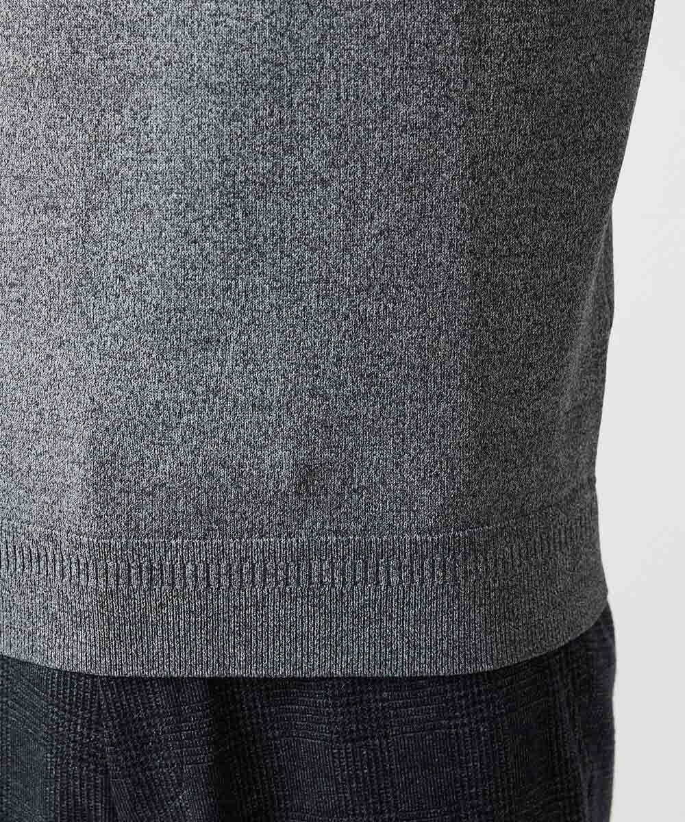 MNFAI54210 MICHEL KLEIN HOMME(ミッシェルクラン オム) 胸ポケット付きクルーネックニット グレー